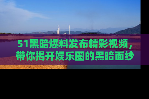 51黑暗爆料发布精彩视频,带你揭开娱乐圈的黑暗面纱