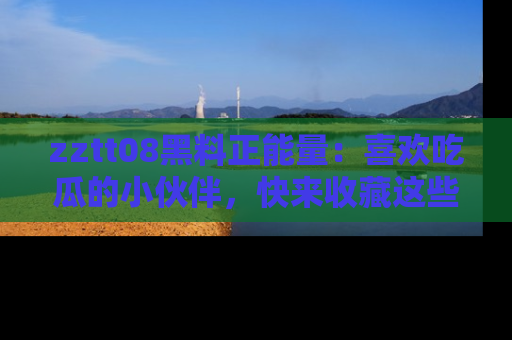 zztt08黑料正能量：喜欢吃瓜的小伙伴，快来收藏这些优质资源！