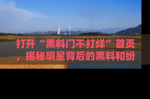 打开“黑料门不打烊”首页，揭秘明星背后的黑料和纷争真相！