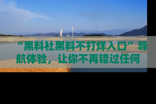 “黑料社黑料不打烊入口”导航体验，让你不再错过任何精彩黑料
