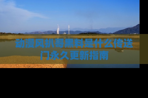 动漫风扒哥黑料是什么传送门永久更新指南