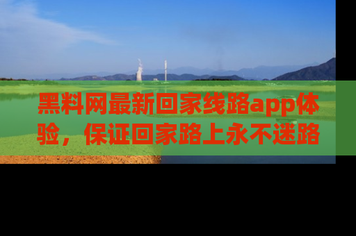 黑料网最新回家线路app体验，保证回家路上永不迷路顺畅