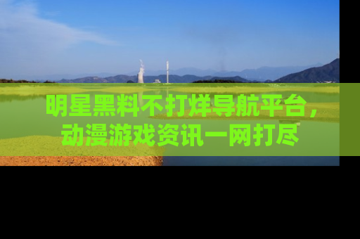 明星黑料不打烊导航平台，动漫游戏资讯一网打尽