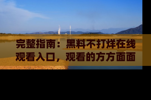 完整指南：黑料不打烊在线观看入口，观看的方方面面与app选择