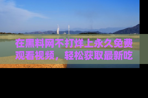 在黑料网不打烊上永久免费观看视频,轻松获取最新吃瓜资讯!